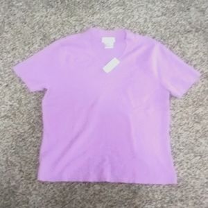 Talbot's v-neck short sleeve tee